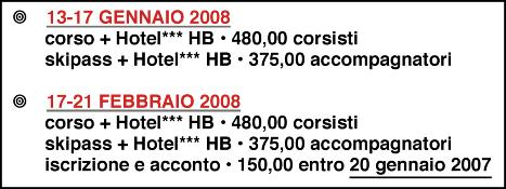date e costi corso perfezionamento